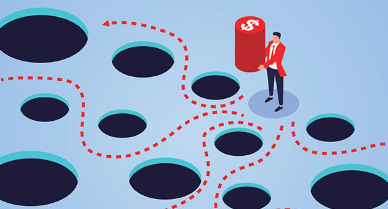 The choice of investment routes, how to avoid investment traps illustration