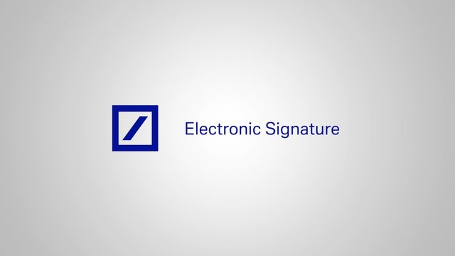Electronic signatures