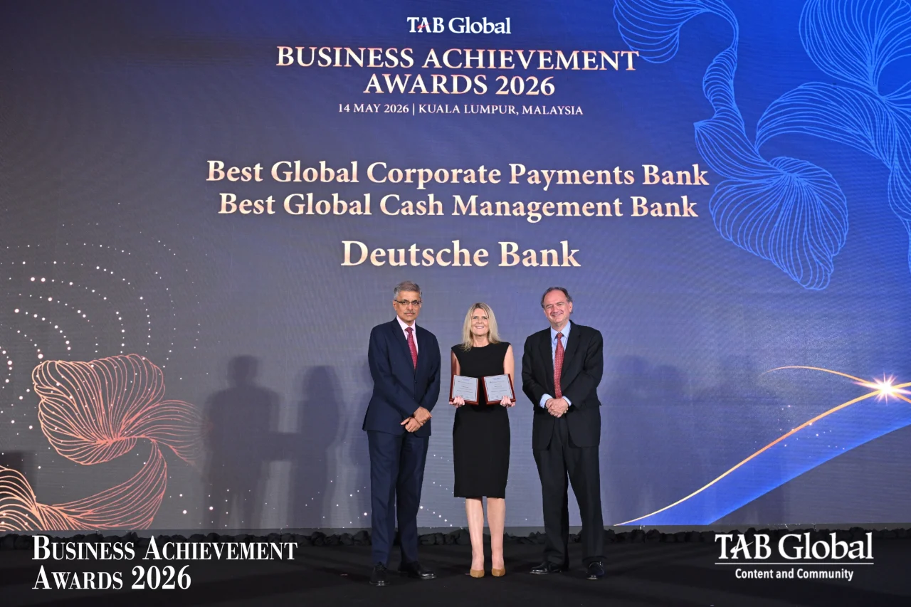 Deutsche Bank wins multiple accolades at The Asian Banker’s Global Business Achievement Awards 2026