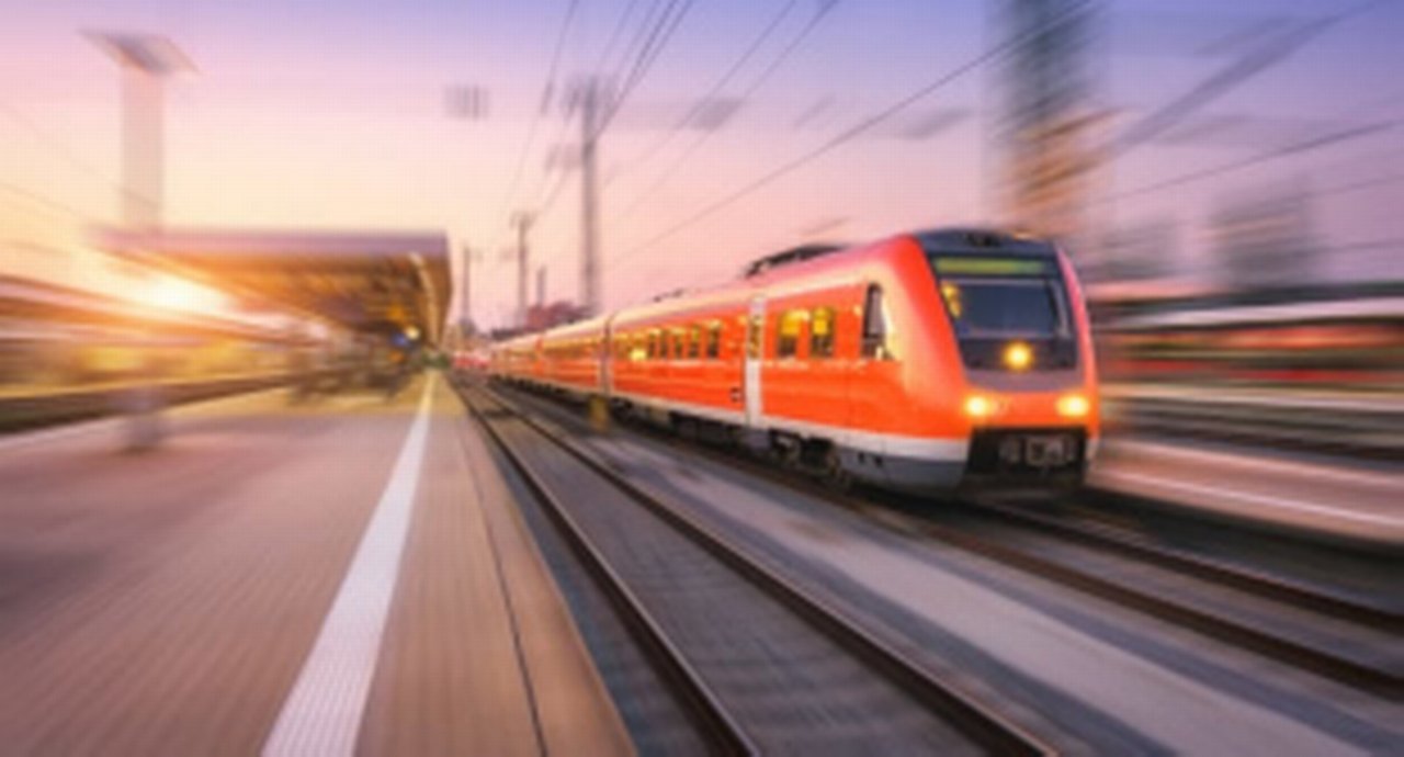 High speed rail train