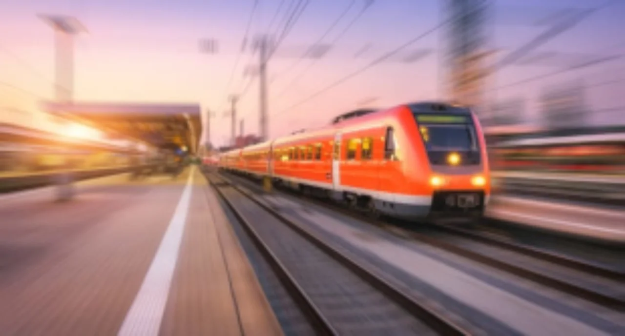 High speed rail train