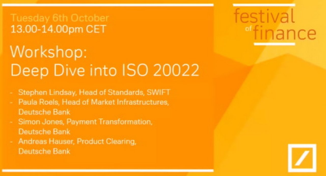 Workshop: Deep Dive into ISO 20022