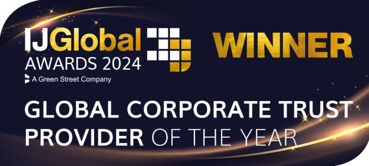 IJGlobal Winner, Global Corporate Trust Provider of the year 2024