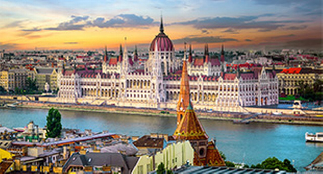 White historical building in Budapest
