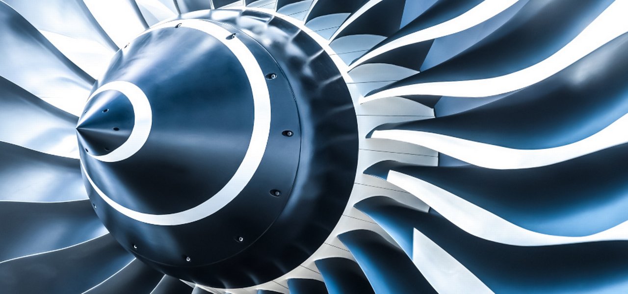 Closeup of a turbine