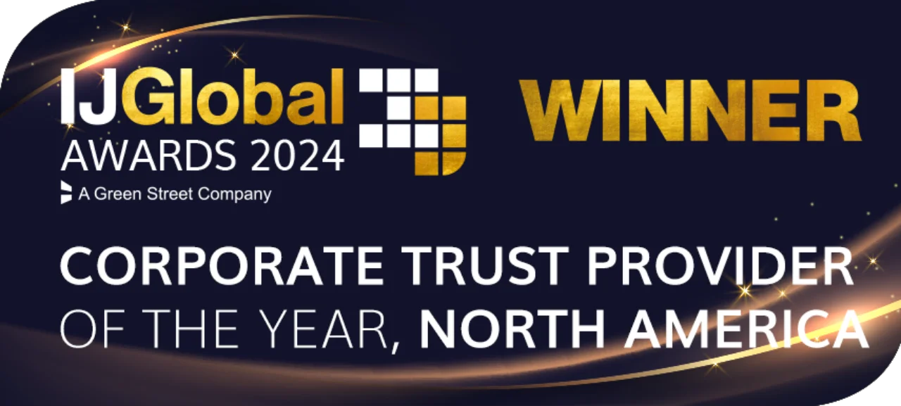 IJGlobal Winner, Corporate Trust Provider of the year, North America 2024