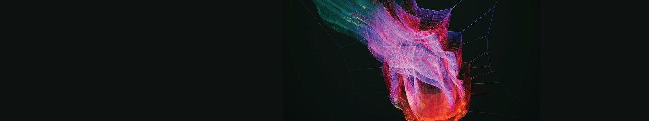 Abstract background with smooth and colorful gradients
