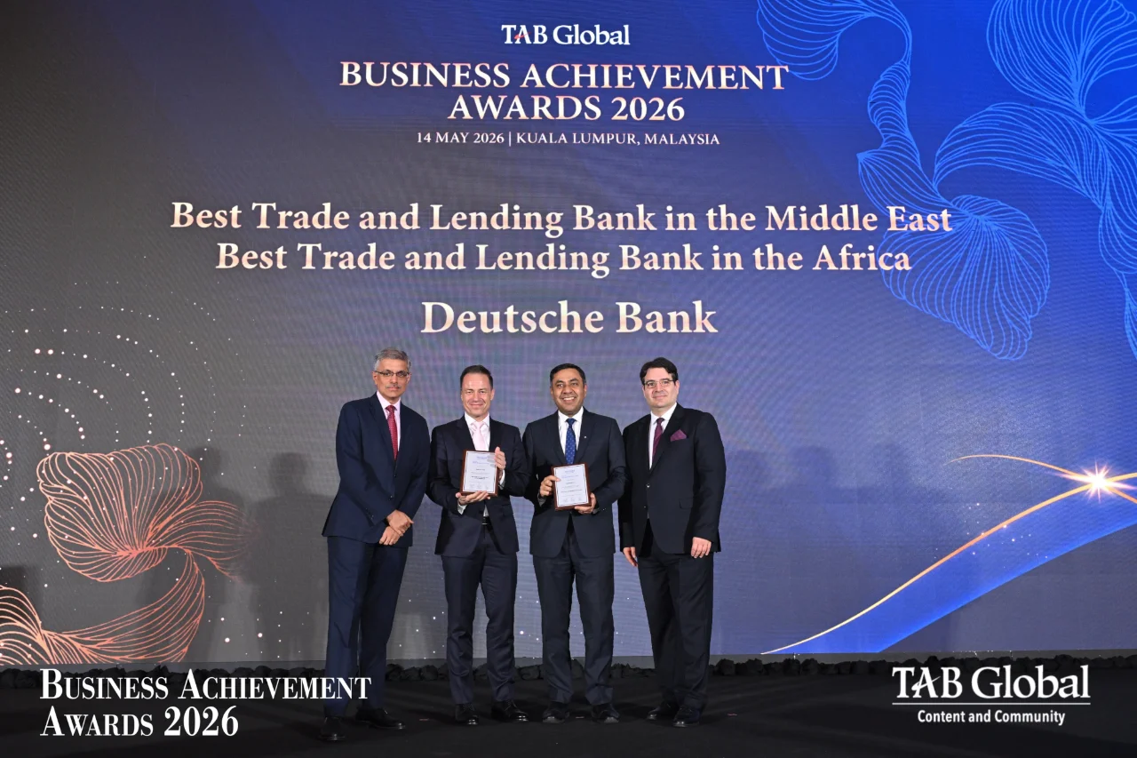 Deutsche Bank wins multiple accolades at The Asian Banker’s Global Business Achievement Awards 2026