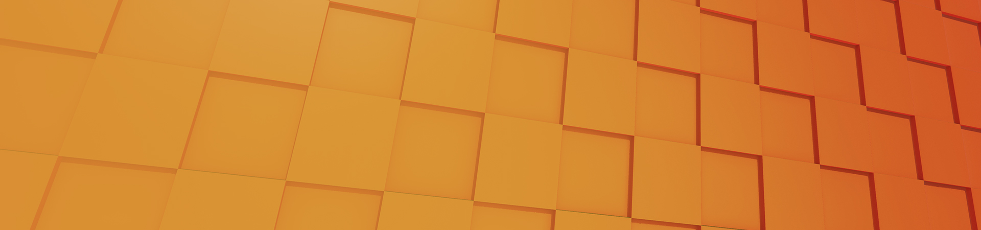 abstract orange background with 3d cubes