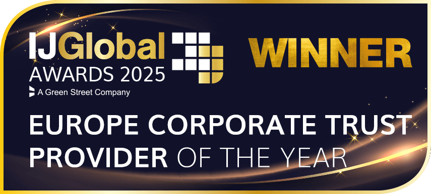 IJGlobal Awards2025 Winner Europe Corporate Trust Provider of the year
