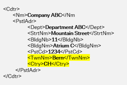 Address Option 1 &ndash; Structured address
