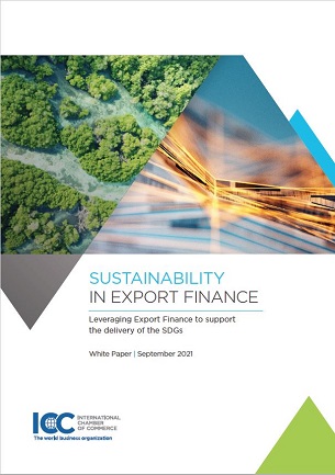 ICC Sustainability in Export finance White Paper - 22 September cover